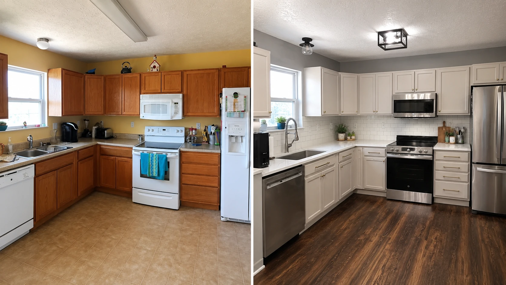 Small Kitchen Remodel for $5,000: A Real Before-and-After Budget Breakdown